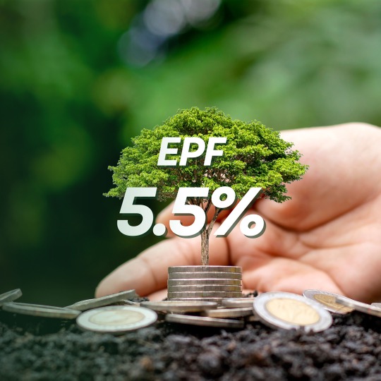 EPF declares  a 5.5% dividend for 2023
