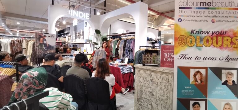 A great event with ColourMeBeautiful Malaysia and Indie Batik at Metrojaya Midvalley