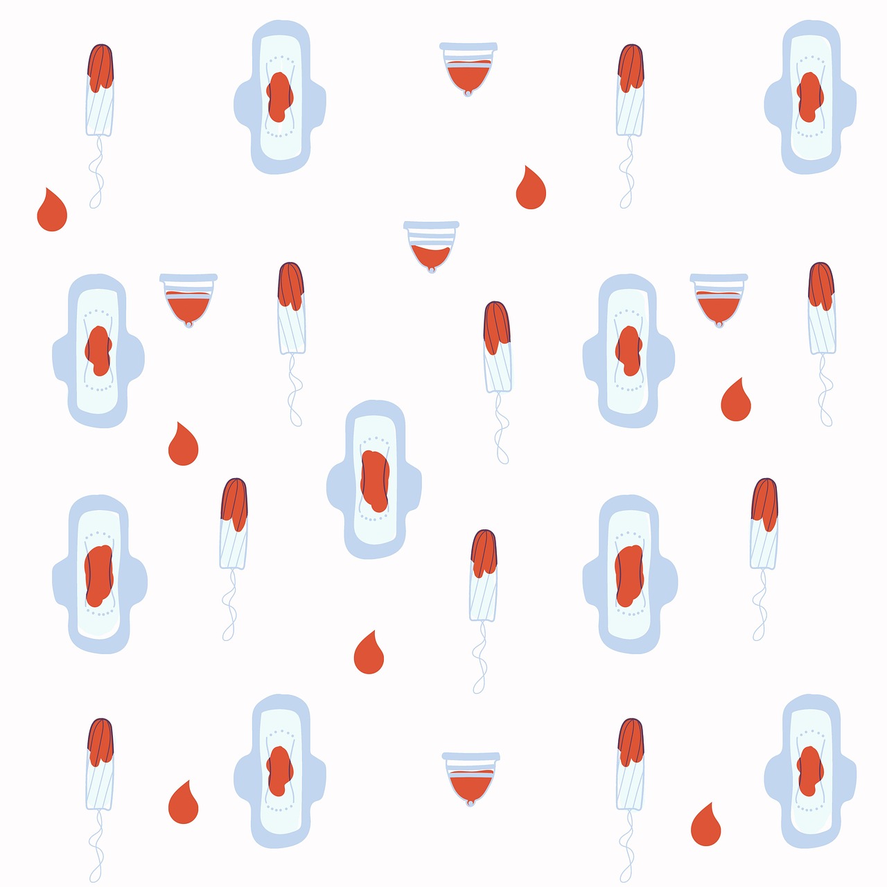 menstruation, period of time, moon, monthly, woman, girl, puberty, hygiene, bandage, tampon, ladies hygiene, drawing, design, pattern, background-7574217.jpg